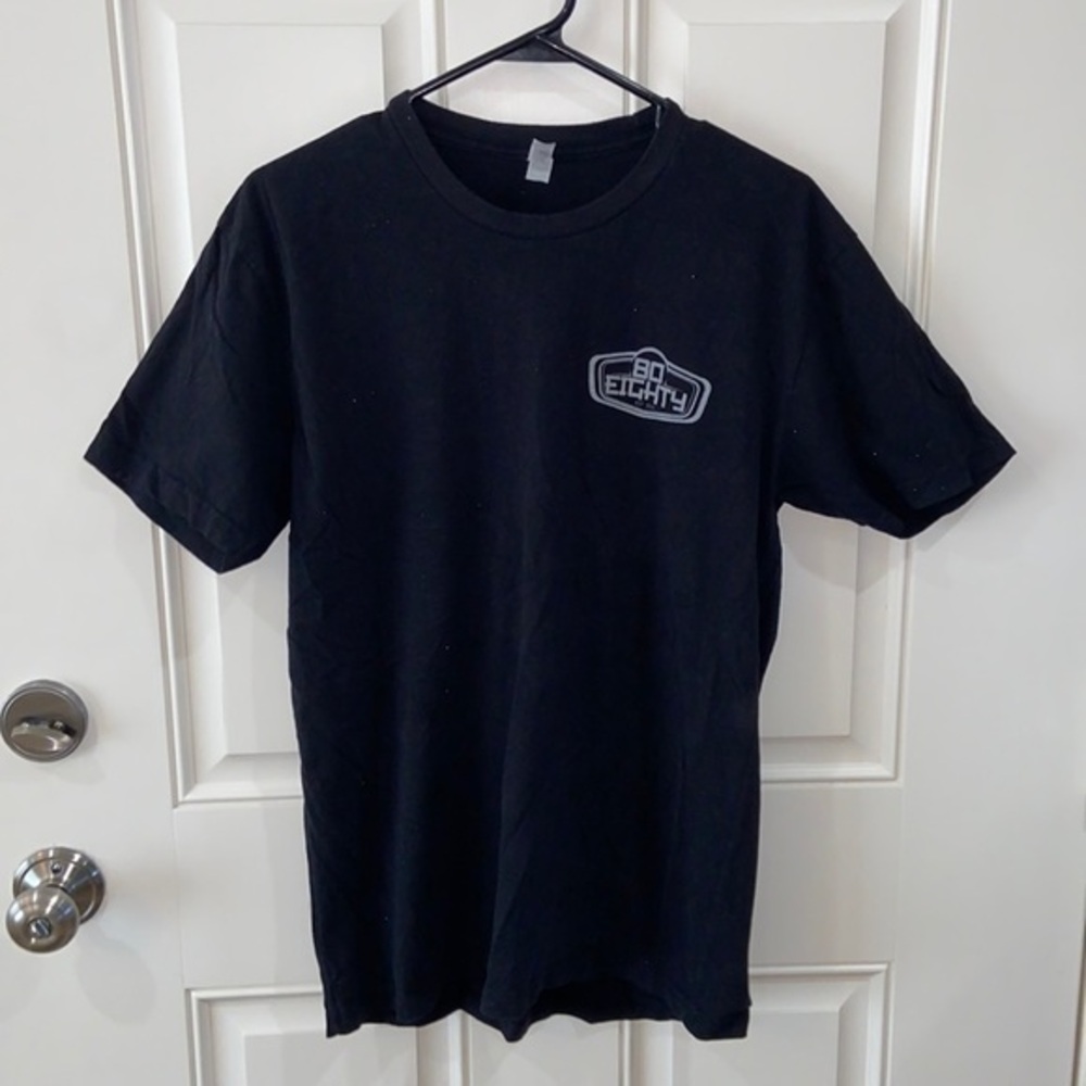 80eighty Mens black t-shirt size large